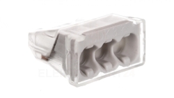 Szybkozłączka 3x 0,5-2,5mm2 450V 24A jasnoszara 61 325 LGR 2054485 /100szt./
