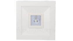 Oprawa awaryjna LOVATO N ECO LED 1W 125lm (opt. otwarta) 3h jednozadaniowa biała LVNO/1W/E/3/SE/AT/WH