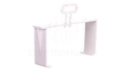 Uchwyt kanału płaskiego 60x120mm biały KP120-28