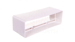 Łącznik kanału płaskiego z zaworem zwrotnym 60x204mm biały KP204-22