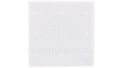 Panel do ramki i korpusu 100mm biały mrożony Trax Glass PTG100