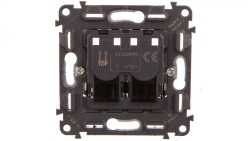 VALENA ALLURE Gniazdo podwójne 2xRJ45 kat.5e UTP 753041