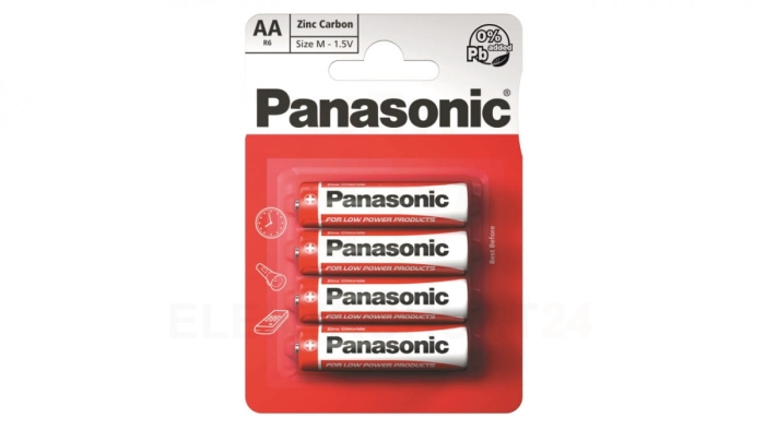 Bateria cynkowo-węglowa R6 / AA 1,5V /blister 4szt./