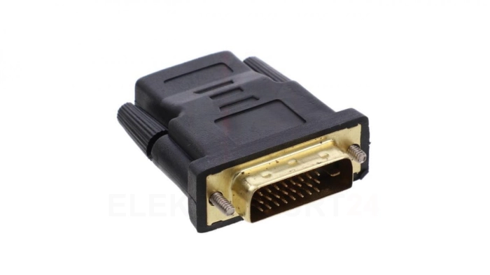 Adapter DisplayPort M  HDMI F czarny AD-0010-BK