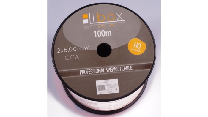 Przewód głośnikowy CCA 2x6 ECa LB0049 LIBOX /100m/