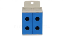 Złączka szynowa 2-torowa 35mm2 niebieska ZGX-2x35 niebieska ENE-00171