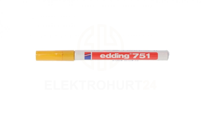 Pisak odporny na ścieranie i wodę PLC-YL 1-2mm żółty E04ZP-01090500403 /5szt./