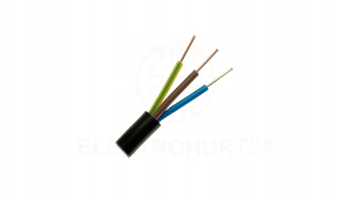 Kabel ziemny YKY 3X2,5 miedziany na metry polski