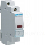 Hager lampka modułowa czerwona 230V AC SVN122