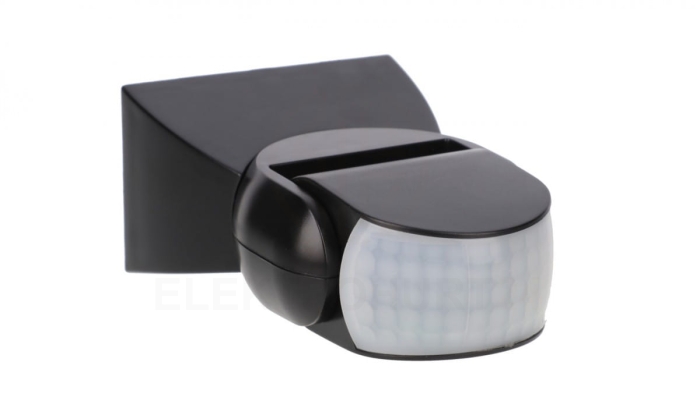 Czujnik ruchu 360/180st. 2 sensory IP65 1200W czarny OR-CR-254/B