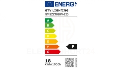 Świetlówka LED T8-J 17,5W 1800lm 6500K 120cm GT-SZZT818W-120