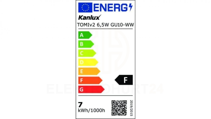 Żarówka LED TOMIv2 6,5W GU10-WW 530lm 3000K barwa ciepła 34971