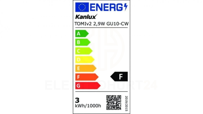 Żarówka LED TOMIv2 2,9W GU10-CW 295lm 6500K barwa zimna 34963