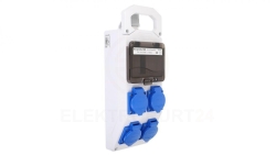 Rozdzielnica mała okienko 5mod.,4xgn16A/250V 368