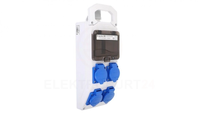 Rozdzielnica mała okienko 5mod.,4xgn16A/250V 368