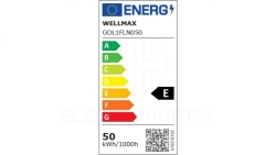 Naświetlacz LED 50W 95lm/W 4750lm IP65 Neutralna 4000K SAMSUNG / GOL1FLN050
