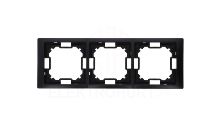Simon Basic Ramka 3-krotna Neos IP20 czarny mat BMRC3/49