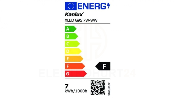 Żarówka LED FILAMENT E27 XLED G95 7W-WW 725lm 2500K barwa ciepła 36241