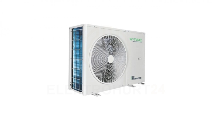 Pompa ciepła ATW, Monoblok, R32, 1-fazowa, 8kW, dodatkowa grzałka 3kW (VT-M8KW-P1H3-W) 11452