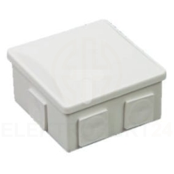 Puszka n/t hermetyczna 80x80x40 klik 6 dławików 