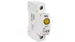 Lampka modułowa 1-fazowa żółta LED KLI-Y 230V AC 23322