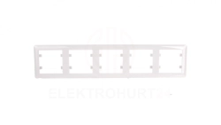 Lumina Soul Ramka pięciokrotna pozioma biała WL5250