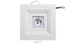 Oprawa awaryjna LOVATO P ECO LED 3W 315lm opt. otwarta 1h jednozadaniowa biała LVPO/3W/E/1/SE/X/WH