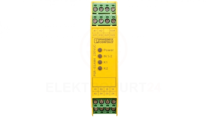 Przekaźnik bezpieczeństwa 3Z 1R 230V AC/DC zatrzymania awaryjnego i drzwi SIL3 PSR-SCP-230UC/ESAM4/3X1/1X2/ 2901428