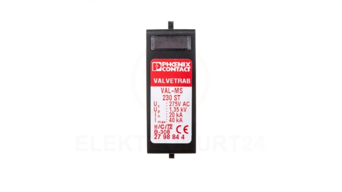 Ogranicznik przepięć C Typ 2 1P 40kA Typ2 VAL-MS 230 ST 2798844