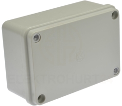 Puszka n/t hermetyczna 120x80x50 IP56 szara