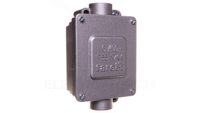 Puszka odgałęźna metalowa 5-torowa 6mm2 2 wejścia IP55 022