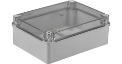 Puszka n/t hermetyczna 190x140x70 przezroczysta