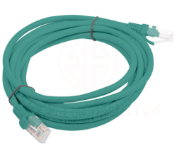Kabel krosowy patchcord U/UTP kat.5e 3m zielony PCU5-10CC-0300-G