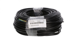 Przewód mieszkaniowy H03VV-F (OMY) 3x1,5 żo czarny 300/300V /100m/