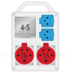 Rozdzielnica przenośna R-BOX 240R 4S 2x16A/5P 2x25