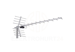 Antena DVB-T kierunkowa 19-elementowa + symetryzator LIBOX LB019S