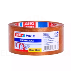 Taśma pakowa SOLVENT 66m 48mm przezroczysta 55263-00000-00