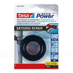 Taśma samowulkanizująca silikonowa Xtreme 2,5m 19mm czarna 56064-00002-00