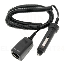 Przedłużacz gniazda zapalniczki samochodowej 0,7-2,1m 96-831