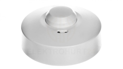 Czujnik ruchu mikrofalowy z osłoną, 5.8GHz 1200W 360 stopni 3-2000lx biały 5 lat gwarancji OR-CR-212