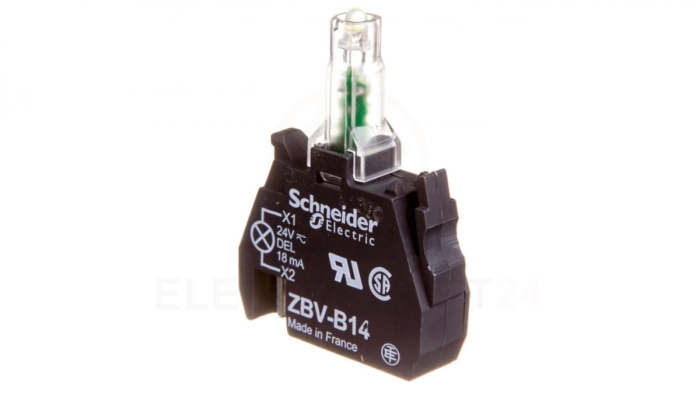 Harmony XB4 Zestaw świetlny z diodą LED biały Fi22 24V AC/DC ZBVB14