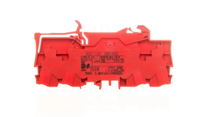 Złączka 4-przewodowa 4mm2 czerwona TOPJOBS 2004-1403