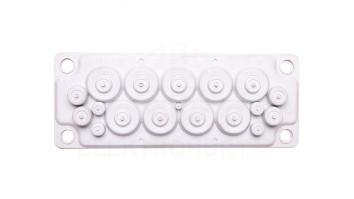 Przepust membranowy szary P-MB17 34.717