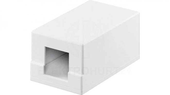 Pusta obudowa Keystone 1-port - umożliwia łatwy montaż metodą Snap-In 79355