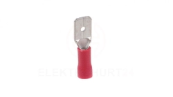 Wsuwka izolowana WI 6,3-1/0,8 BPCV czerwona E10KN-03020200701 /100szt./