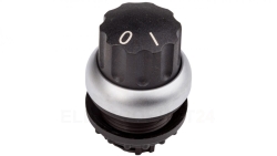 Napęd przełącznika 2 położeniowy czarny bez samopowrotu M22-WR 216855