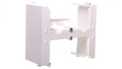 Simon 10 Podstawa naścienna rozszerzająca puszkę pojedynczą składaną biała CSH/11