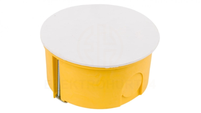 Puszka podtynkowa 80mm regips niepalna żółta PO-80 0209-0N /35szt/