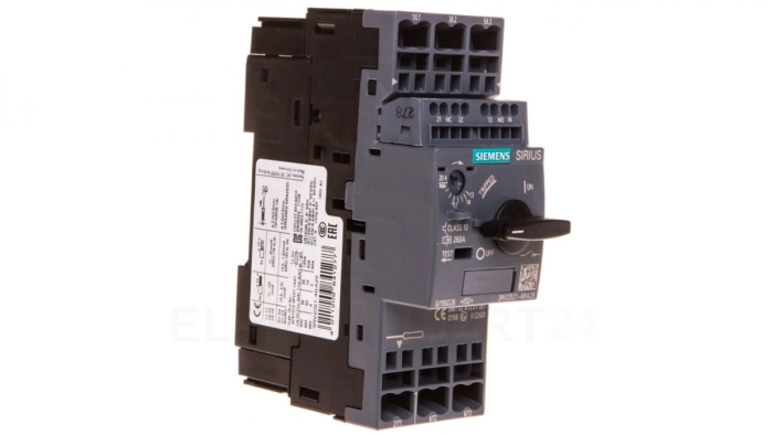 Wyłącznik silnikowy 3P 7,5kW 13-20A 1Z 1R S0 zaciski sprężynowe 3RV2021-4BA25