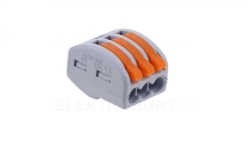 Szybkozłączka z dźwignią 3x 0,08-4mm2 ZU-403 /1szt./